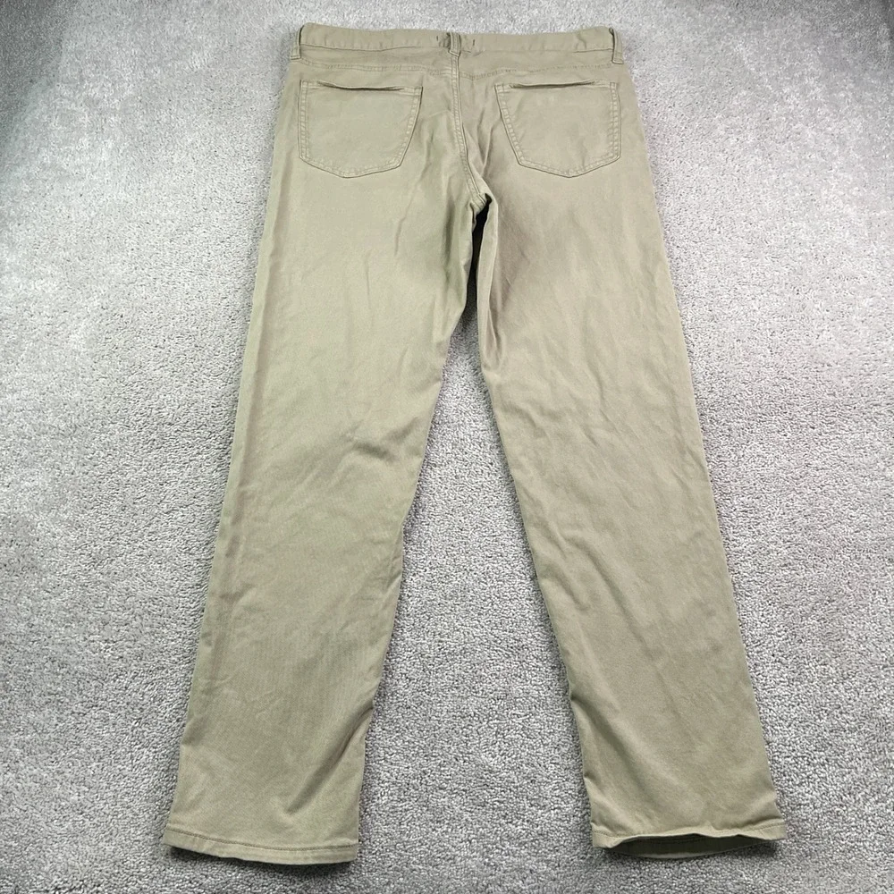 Banana Republic Pants Mens 36x32 Tan Slim 5 Pocket Stretch Twill Chino Khaki